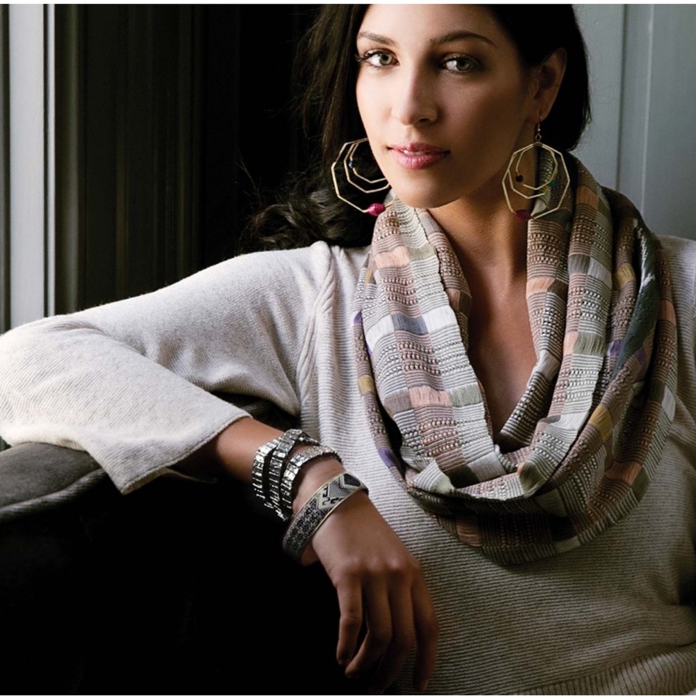 Noonday Silver Steps Wrap Bracelet